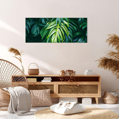 Wandbilder Dekoration Wohnzimmer Blume Natur Panorama Bilder auf Leinwand 120x50cm Leinwandbild mit