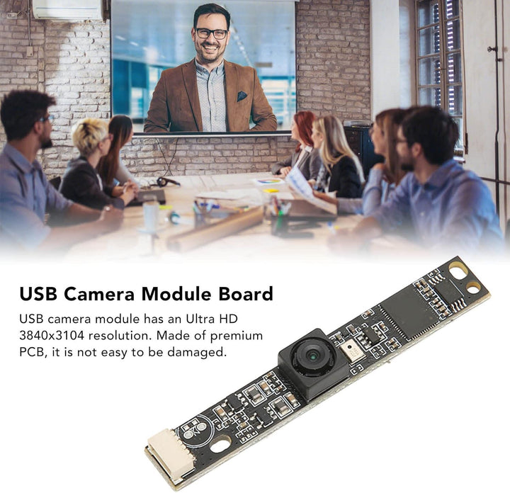 CUEI USB-Kameramodul, 12 MP 4K CMOS-Sensor Mini-USB-Kameraplatine, 123-Grad-Weitwinkelobjektiv, raus