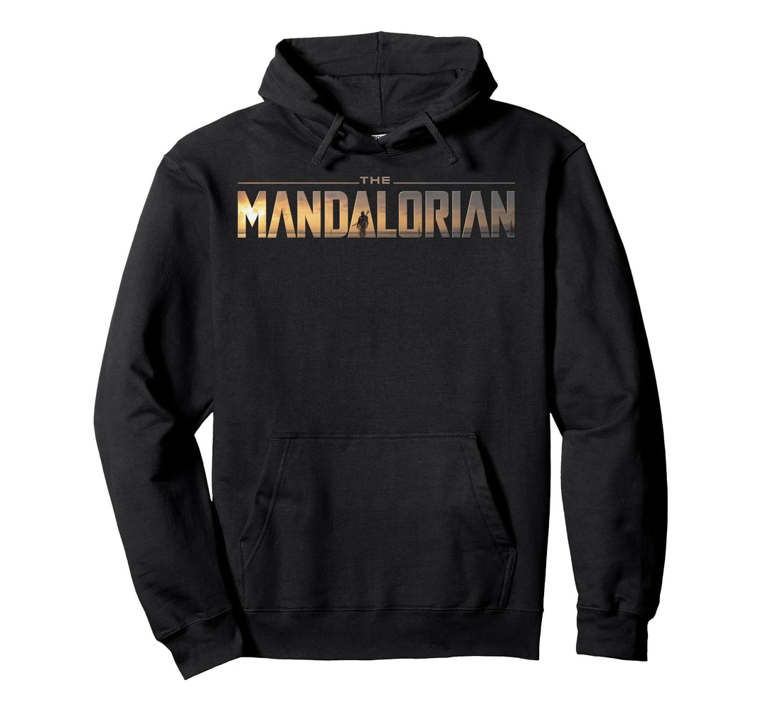 Star Wars The Mandalorian Logo Fill Pullover Hoodie