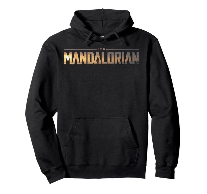 Star Wars The Mandalorian Logo Fill Pullover Hoodie