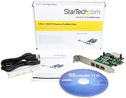 StarTech.com 3 Port 800+400 FireWire PCI Express Schnittstellen Combo Karte - PCIe 3 Port FireWire C