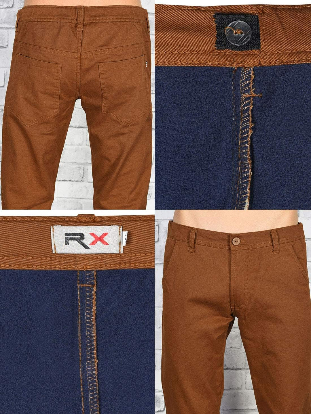 BEZLIT Jungen Thermo Chino Hose Gefüttert 22879 104 Braun, 104 Braun