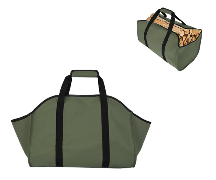 BEISUOSI Brennholz Log Carrier Tragetasche, Leinwand Brennholz Halter, Extra grosse langlebige Holzö