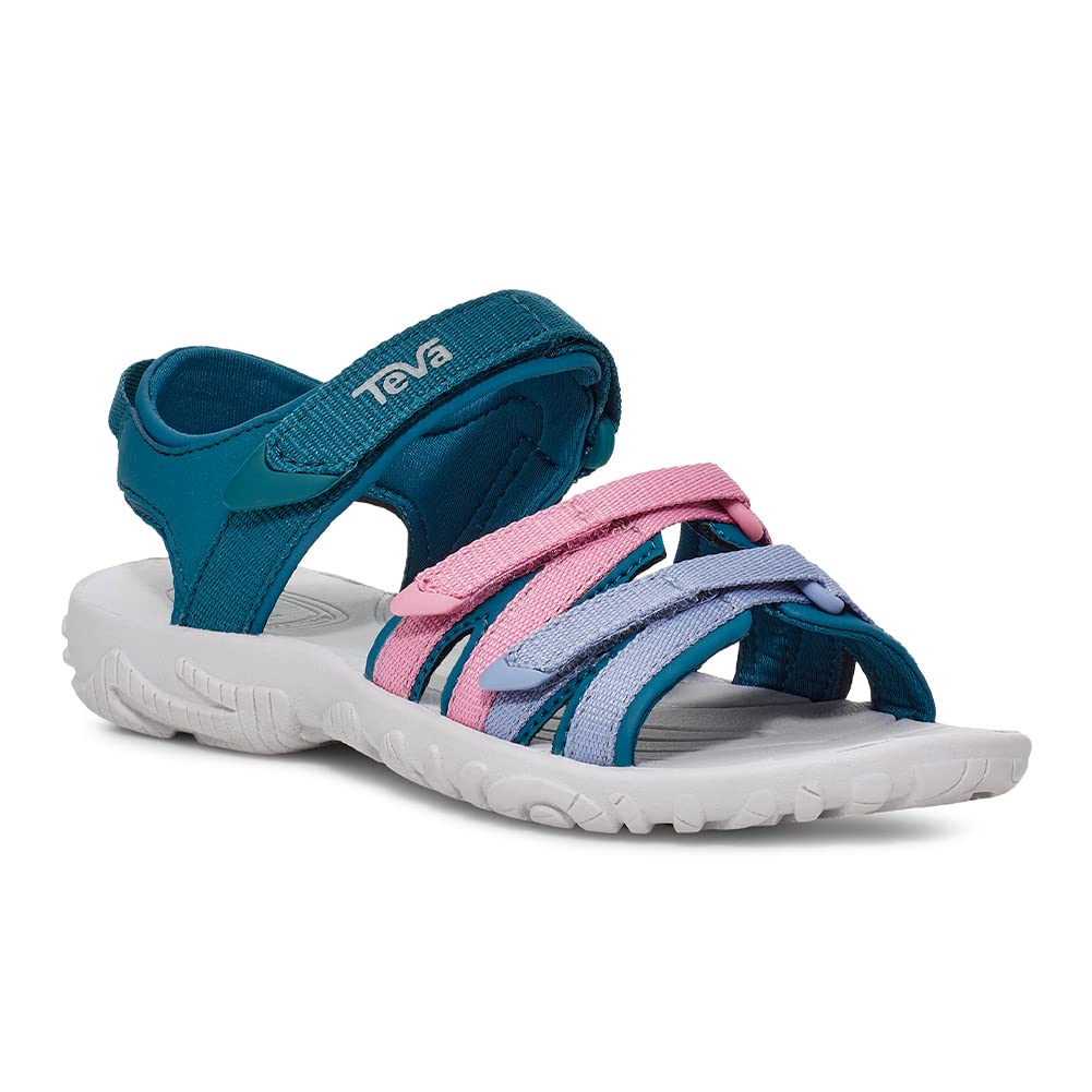 Teva Mädchen Tirra Kids Sportsandale, 28 EU Blue Coral Multi