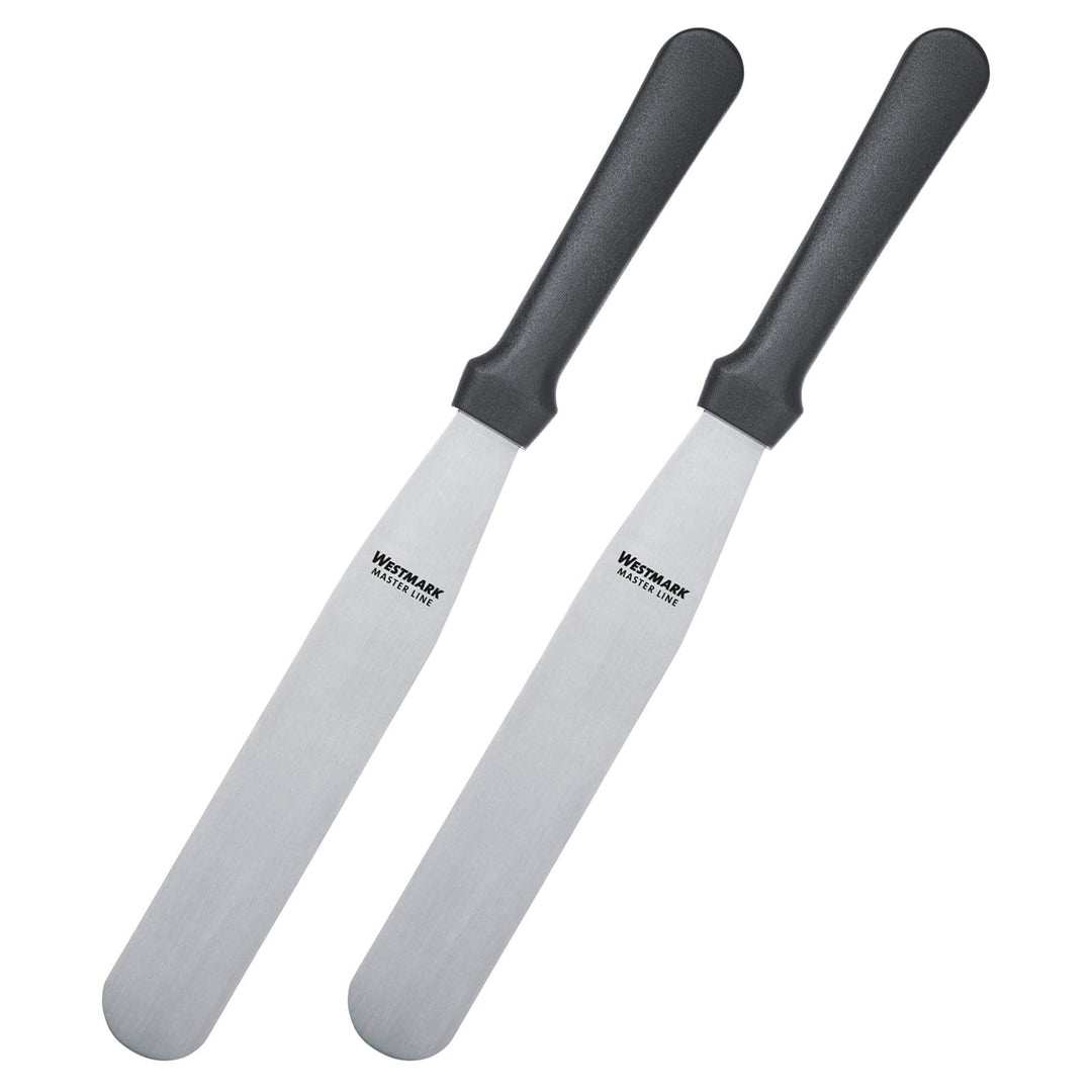 Westmark 2 Profi-Streichpaletten/Konditorenmesser Master Line – Gerade und flexibel, Klingenmass 3 x