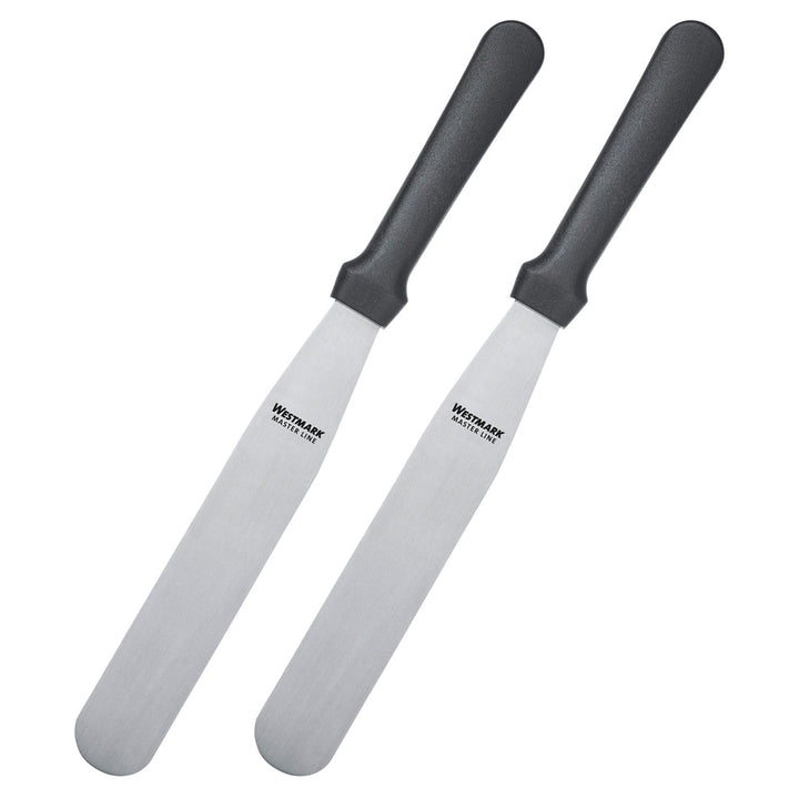 Westmark 2 Profi-Streichpaletten/Konditorenmesser Master Line – Gerade und flexibel, Klingenmass 3 x