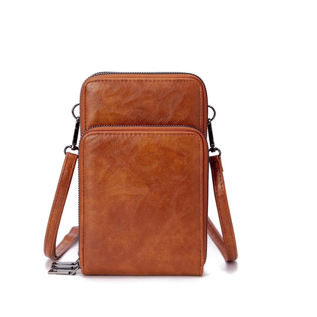 myfriday Kleine Umhängetasche für Damen, Mini Messenger Schulter Handtasche Geldbörse mit Kreditkart