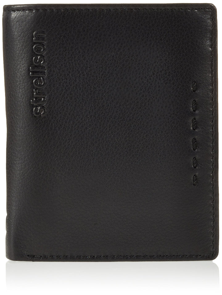 Strellson Herren Geldbeutel Oxford Circus Brieftasche aus Leder Schwarz (Black 900), Schwarz (Black