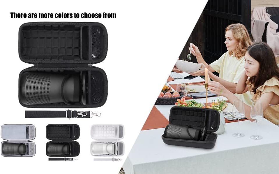 co2CREA Hart Tasche Schutzhülle für Bose SoundLink Revolve+ Plus /Revolve+ (Serie II) tragbarer Blue