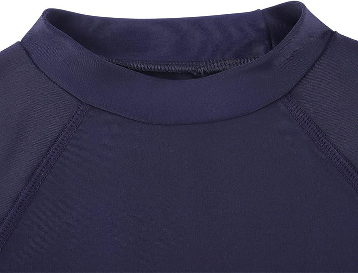 TIZAX 2 Stück Kinder UV Shirt Kurzarm Jungen Badeshirt Schwimmshirt Schnelltrocknend UPF 50+ Sonnens