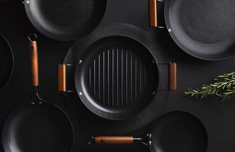 MasterPRO Set Wok + Utensilios ODIN MP 24 cm | 3 Gadgets Schwarz, 24 cm | 3 Gadgets Schwarz