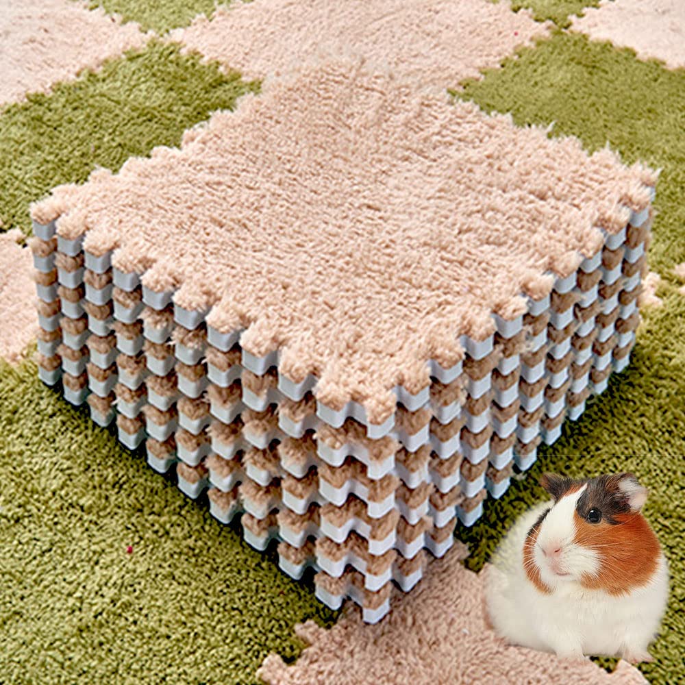 Meerschweinchen-Einlagen, waschbar, wiederverwendbar, Fleece, weich, warm, Kaninchen-Schlafmatte, De