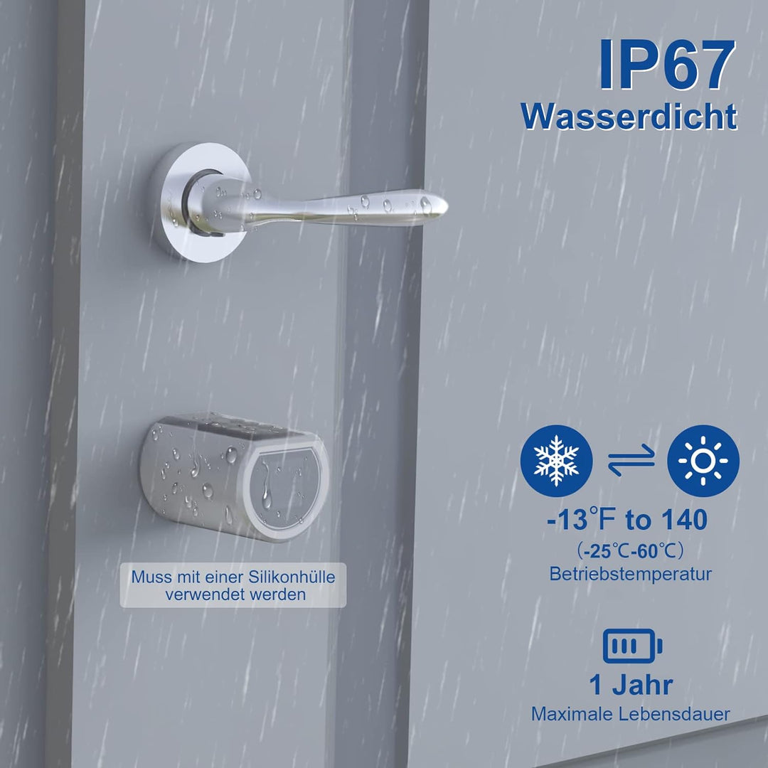 WELOCK PCB01 Elektronischer Tür-Schliesszylnder Schloss Passwort und Bluetooth mit 3 RFID-Karte IP44