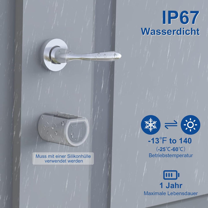 WELOCK PCB01 Elektronischer Tür-Schliesszylnder Schloss Passwort und Bluetooth mit 3 RFID-Karte IP44