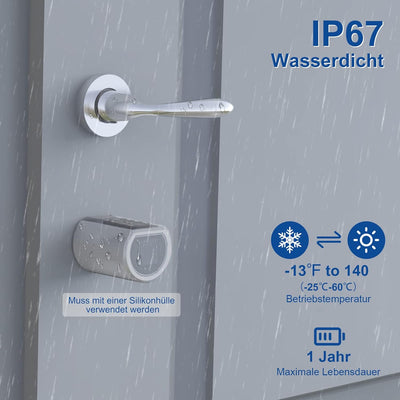 WELOCK PCB01 Elektronischer Tür-Schliesszylnder Schloss Passwort und Bluetooth mit 3 RFID-Karte IP44