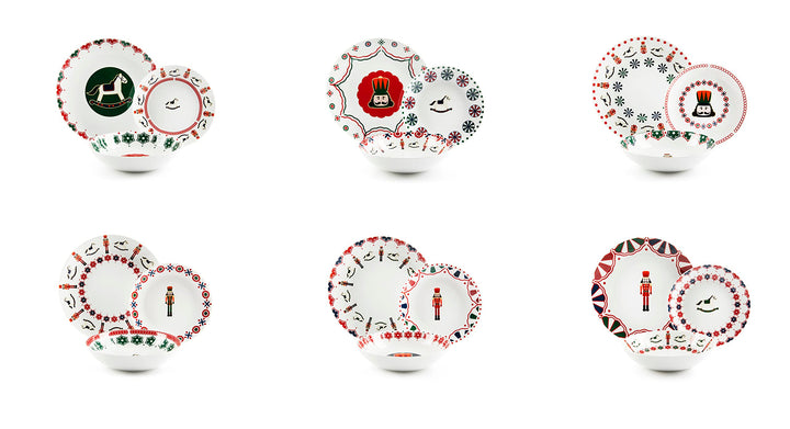 Excelsa Nutcracker Tellerservice 18 Stück