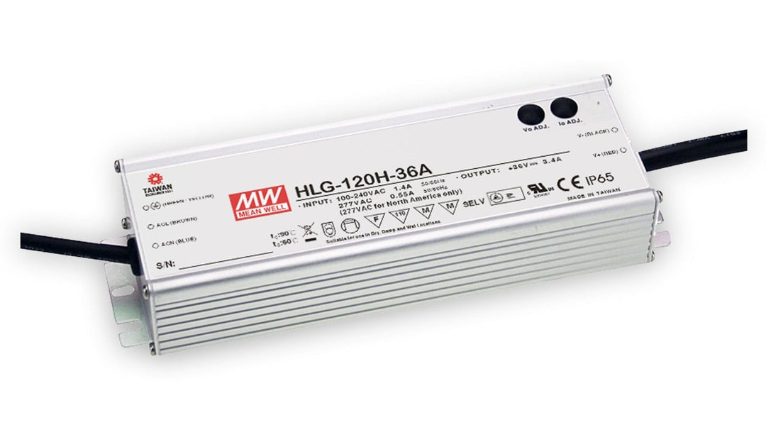 Mean Well HLG-120H-24B AC-DC Single Output-LED-Treiber, Mix Mode mit PFC, HLG-120H-24B