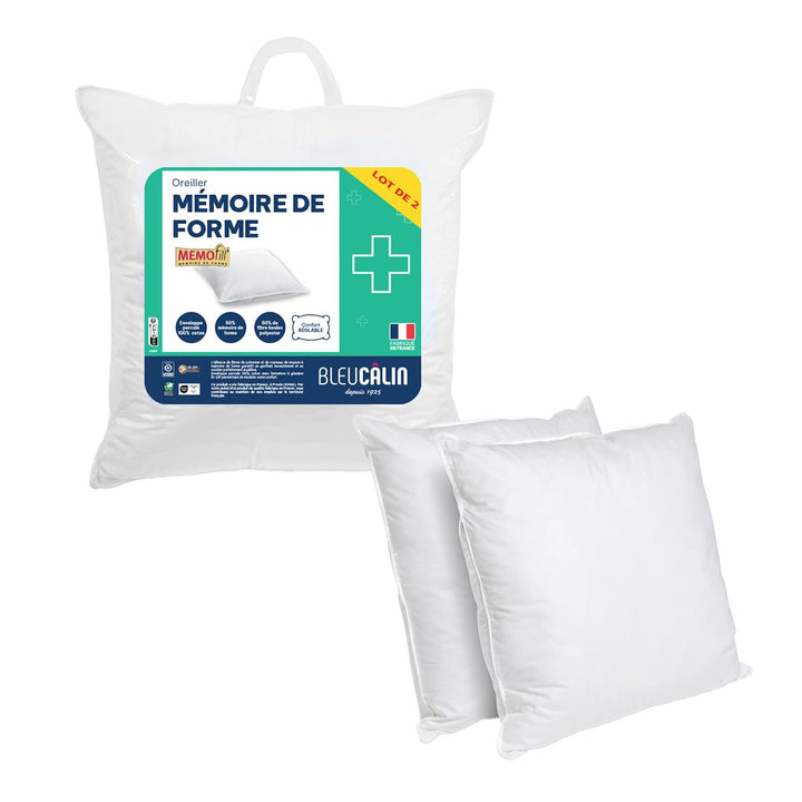 OREILLER MEMOFILL OMF, 60x60cm 2 Unité (Lot de 1) Quadratisch, 2 Unité (Lot de 1) Quadratisch