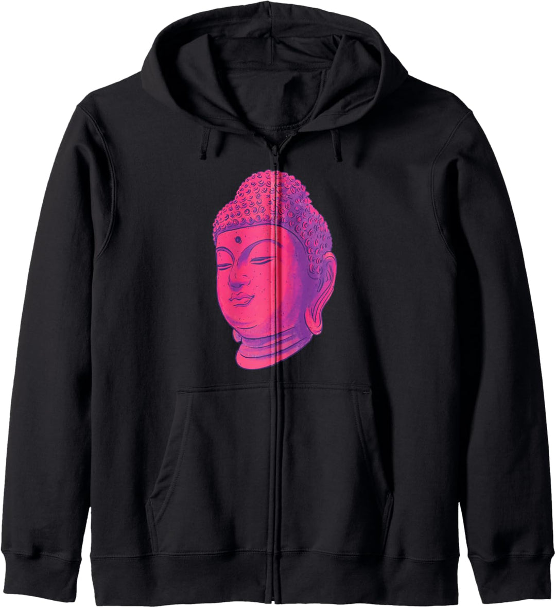 Tolles Buddha-Design mit einem bunten Buddha. Kapuzenjacke