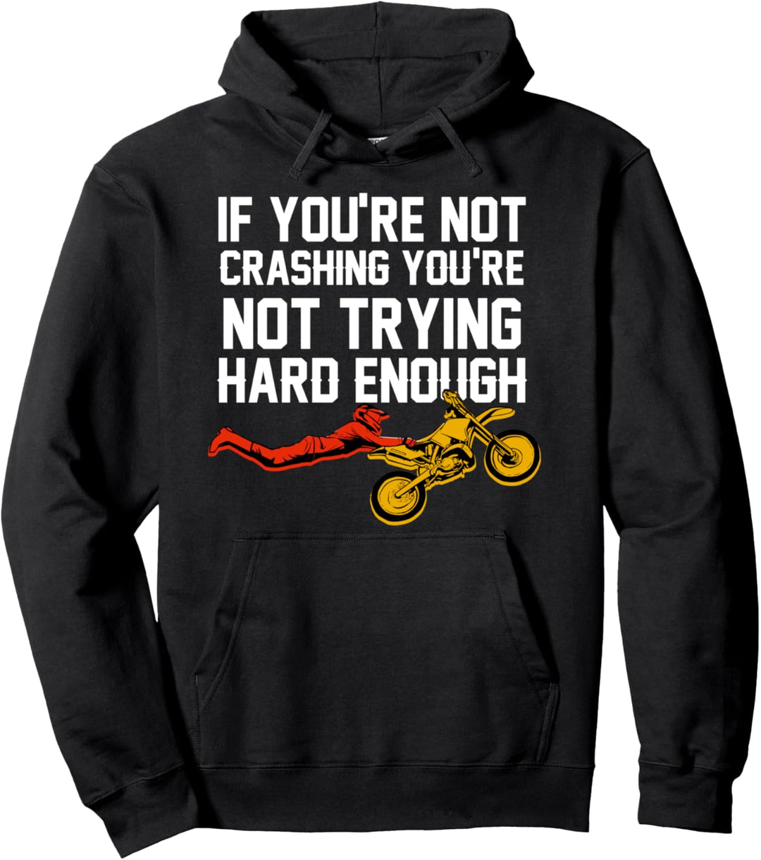 MX Motocross Biker Dirt Bike - Supercross Pullover Hoodie