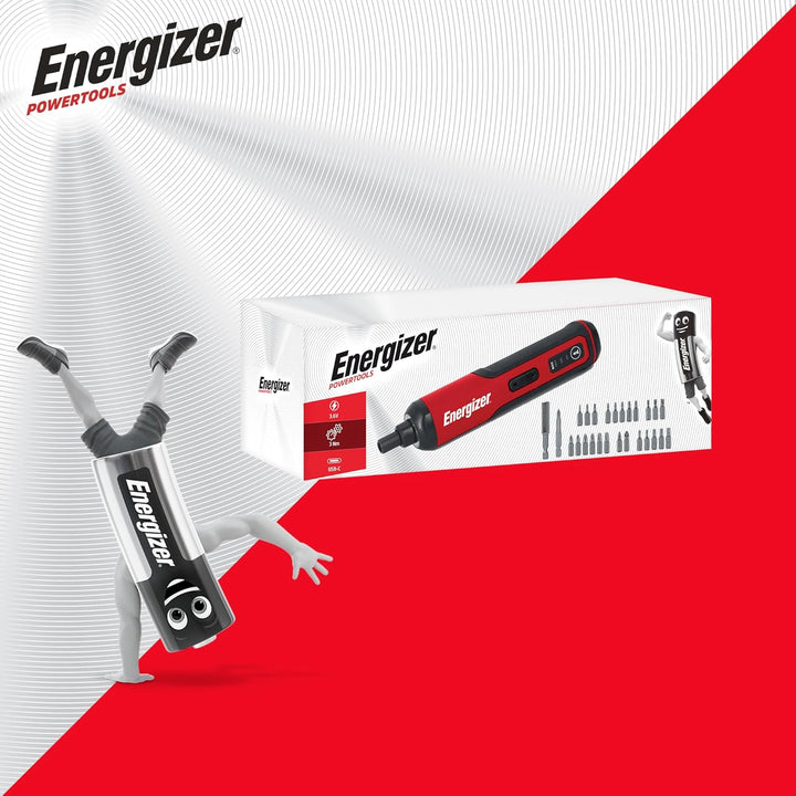 Energizer - Elektrischer Schraubendreher 3,6 V – Akku 1500 mAh, wiederaufladbar, USB-C-Kabel (im Lie