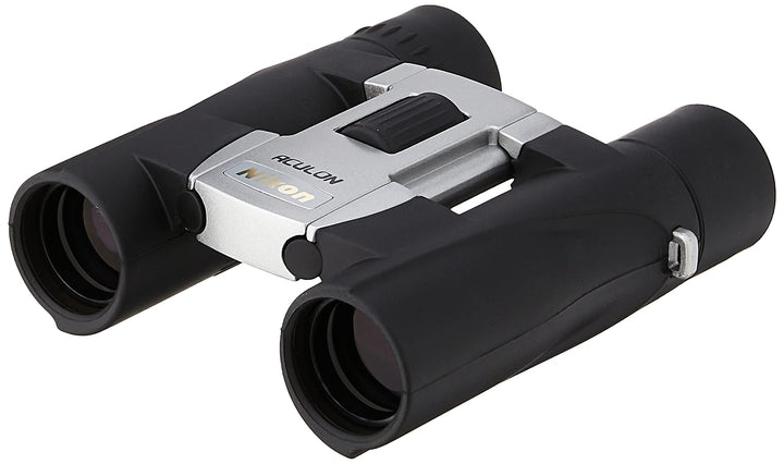Nikon Aculon A30 10X25 Fernglas (10-fach, 25mm Frontlinsendurchmesser) silber silber 10x25 Single, s