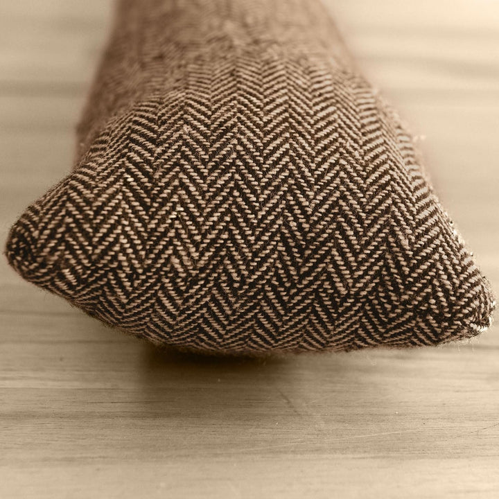 Beautissu 2er Set Zugluftstopper 120 cm lang Tuuli HR - Windstopper als Türvorleger, Haustür Rolle u