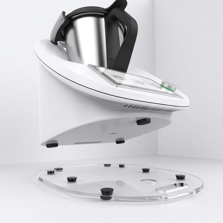 Gleitbrett für Thermomix TM6 TM5 Gleiter müheloses Verschieben Rollbrett aus Acryl - Transparent, Tr