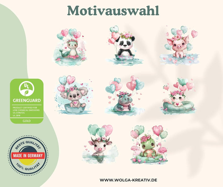 wolga-kreativ personalisierte Mepal Brotdose Baby Schildkröte Motiv - Lunchbox Kinder, Jausenbox Kin