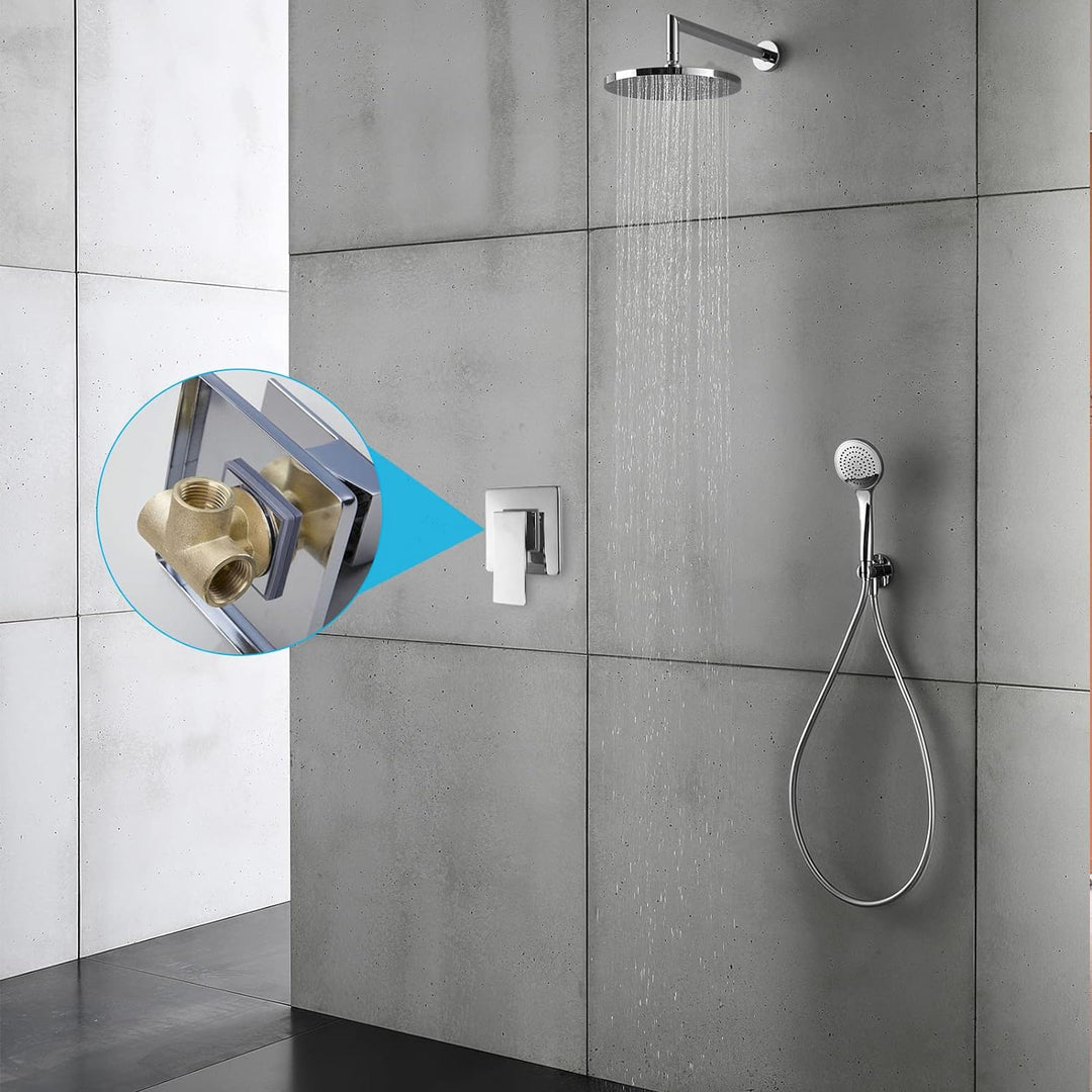 Armatur Unterputz,CEIEVER Unterputz Brausebatterie mit Schraube und Schlüssel Dusche Bad Unterputz M