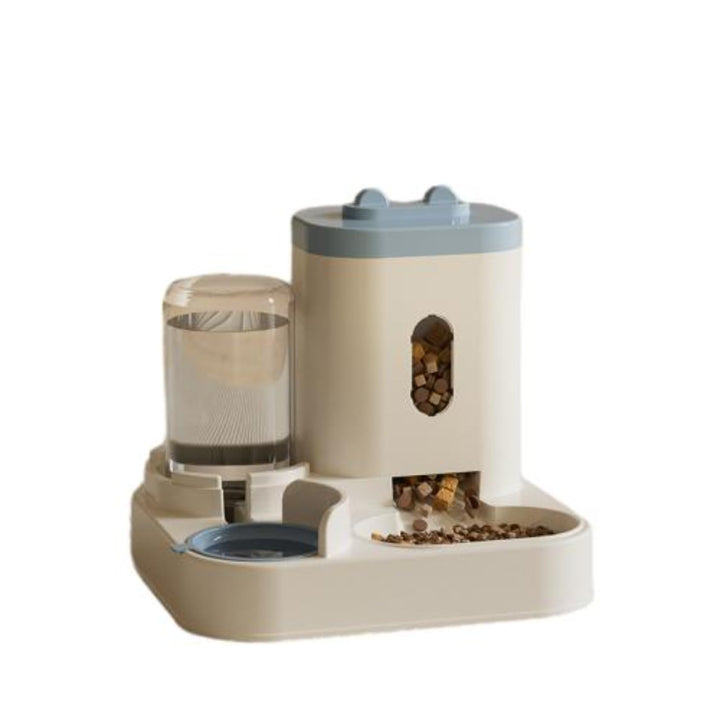 YIYILU Futterspender für Katzen/Lebensmittel, 2-in-1, automatischer Futter- und Wasserspender für kl