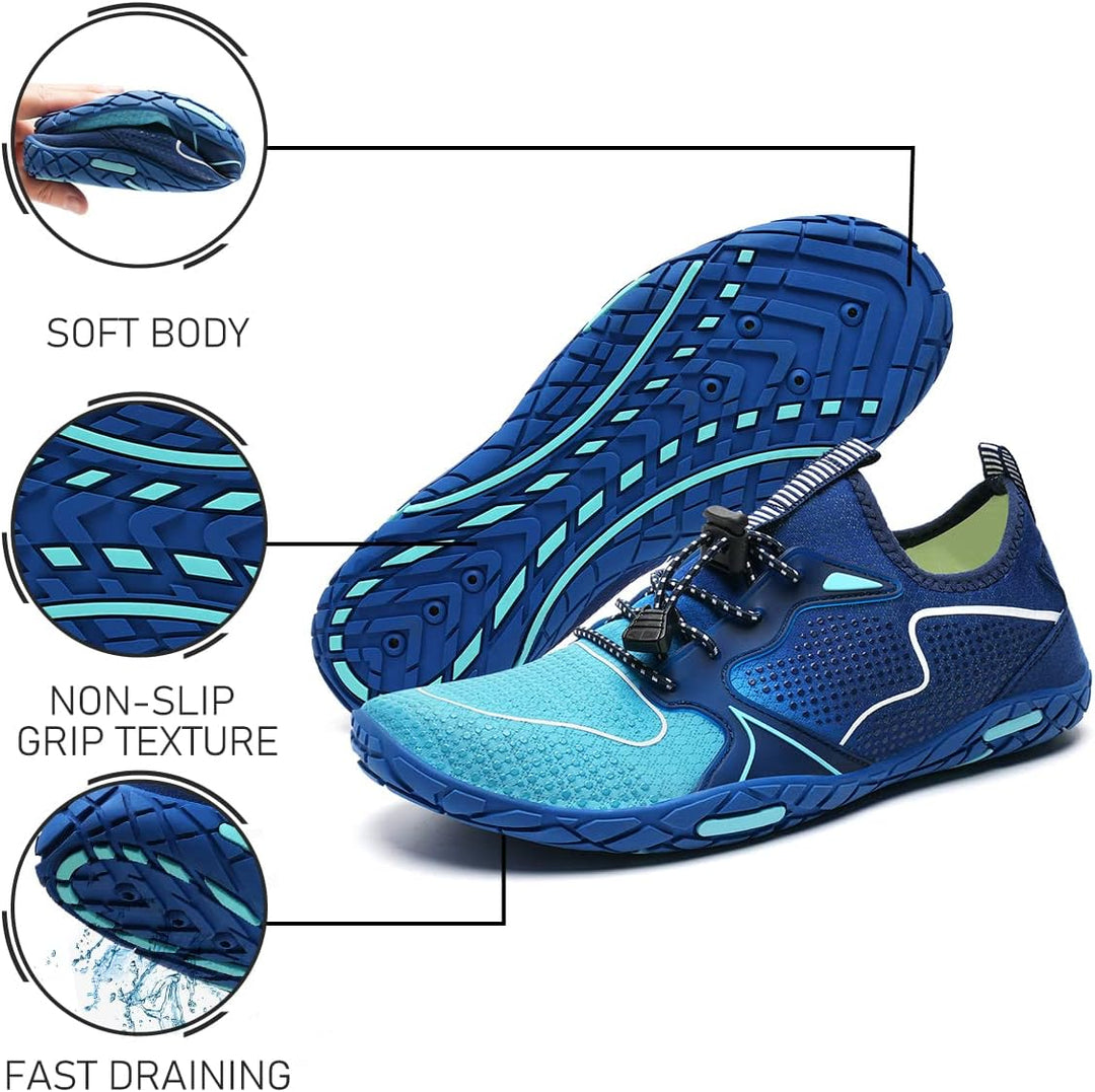 Badeschuhe Herren Damen Barfussschuhe Wasserschuhe Schwimmschuhe Strandschuhe für Surfen,Tauchen,Boo