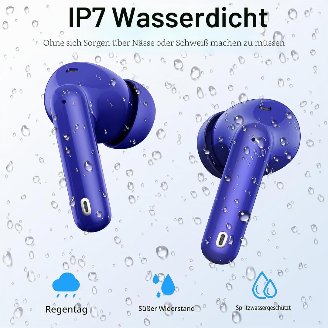Btootos Bluetooth Kopfhörer, Kopfhörer Kabellos Bluetooth 5.4 Sport In Ear Kopfhörer mit 4 Mikrofon,