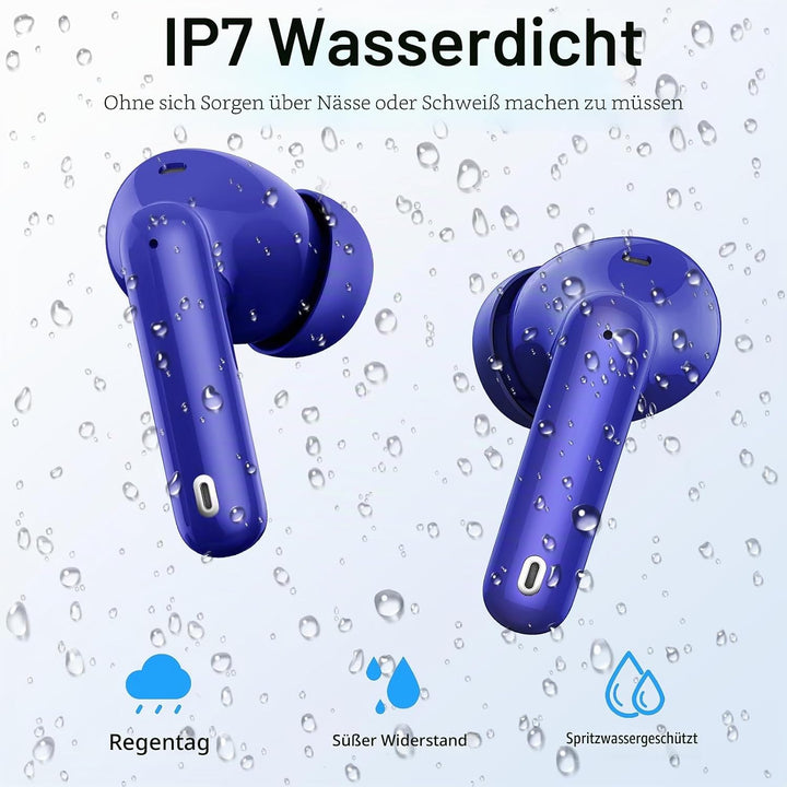 Btootos Bluetooth Kopfhörer, Kopfhörer Kabellos Bluetooth 5.4 Sport In Ear Kopfhörer mit 4 Mikrofon,