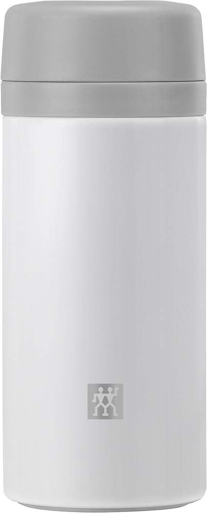 ZWILLING Thermo Thermoflasche, 420 ml, Integrierter Siebeinsatz, Isolierflasche für Tee &amp; Infused Wa
