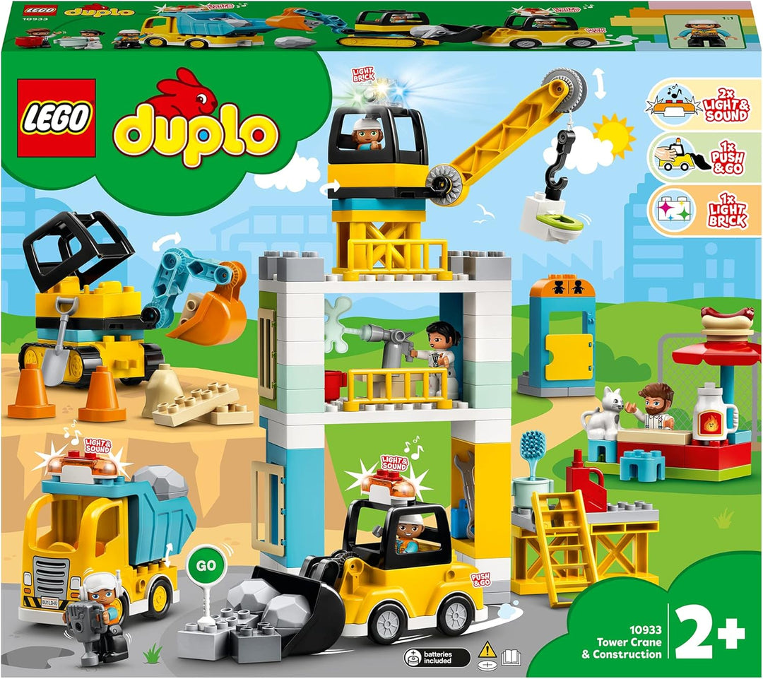 LEGO 10933 DUPLO Grosse Baustelle Optimierte Verpackung, Optimierte Verpackung