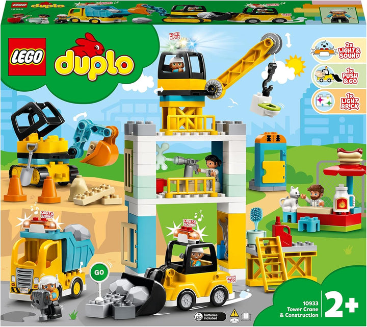 LEGO 10933 DUPLO Grosse Baustelle Optimierte Verpackung, Optimierte Verpackung