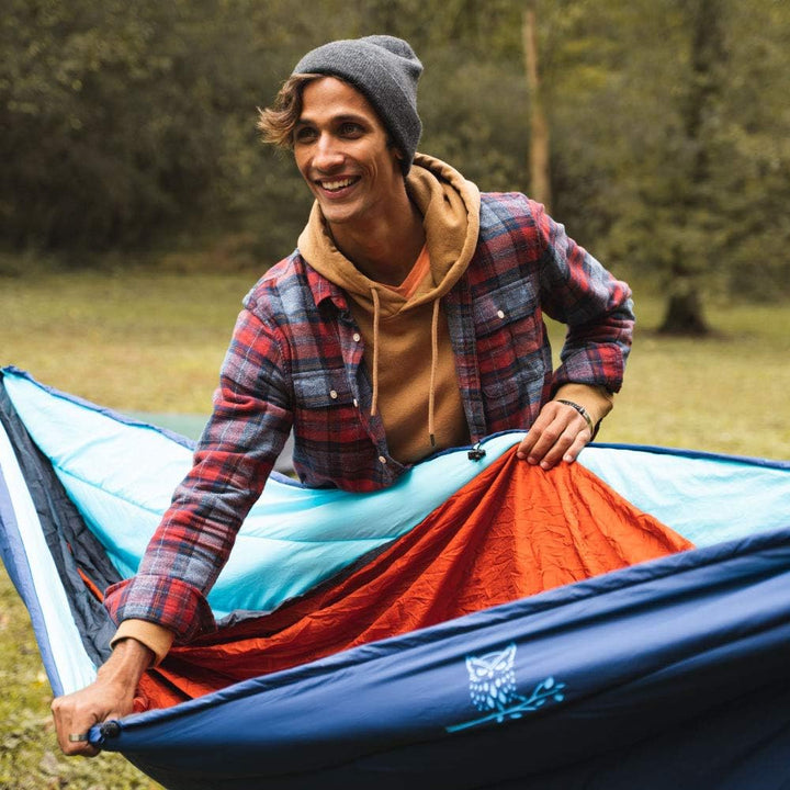 Wise Owl Outfitters Hängematte, Unterbettdecke für Einzel- und Doppelhängematten, warme 4 Jahreszeit