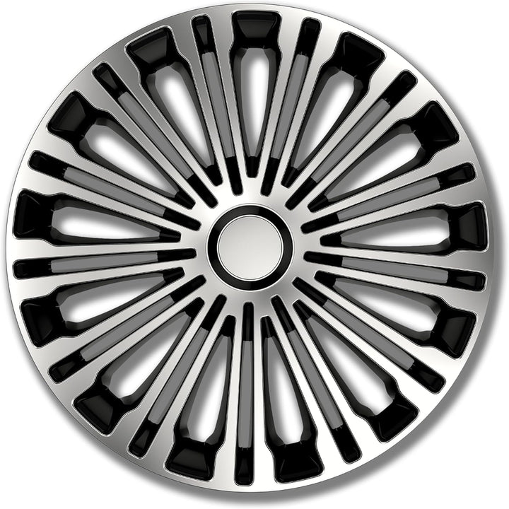 Petex Radkappen Satz 16 Zoll Volante Silber/schwarz (1350-3628)