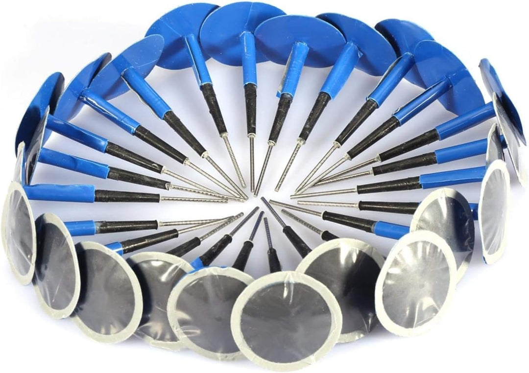 Plug Patch Gum ， Auto Motorrad Universal Tubeless Reifen Reifenpanne Reparatur Pilz （24 Stk.）(60 * 9