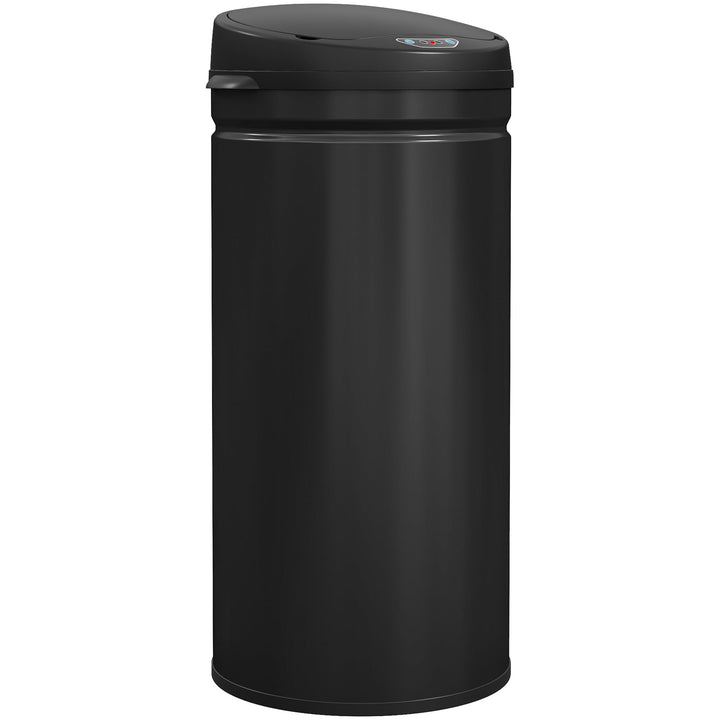HOMCOM Mülleimer mit Sensor 42L Edelstahl Automatischer Leiser Mülleimer mit Soft-Close-Deckel, Bewe