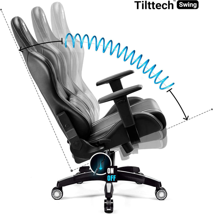 Diablo X-One 2.0 Gaming Stuhl für Kinder Gamer Chair Bürostuhl Schreibtischstuhl Verstellbare Armleh