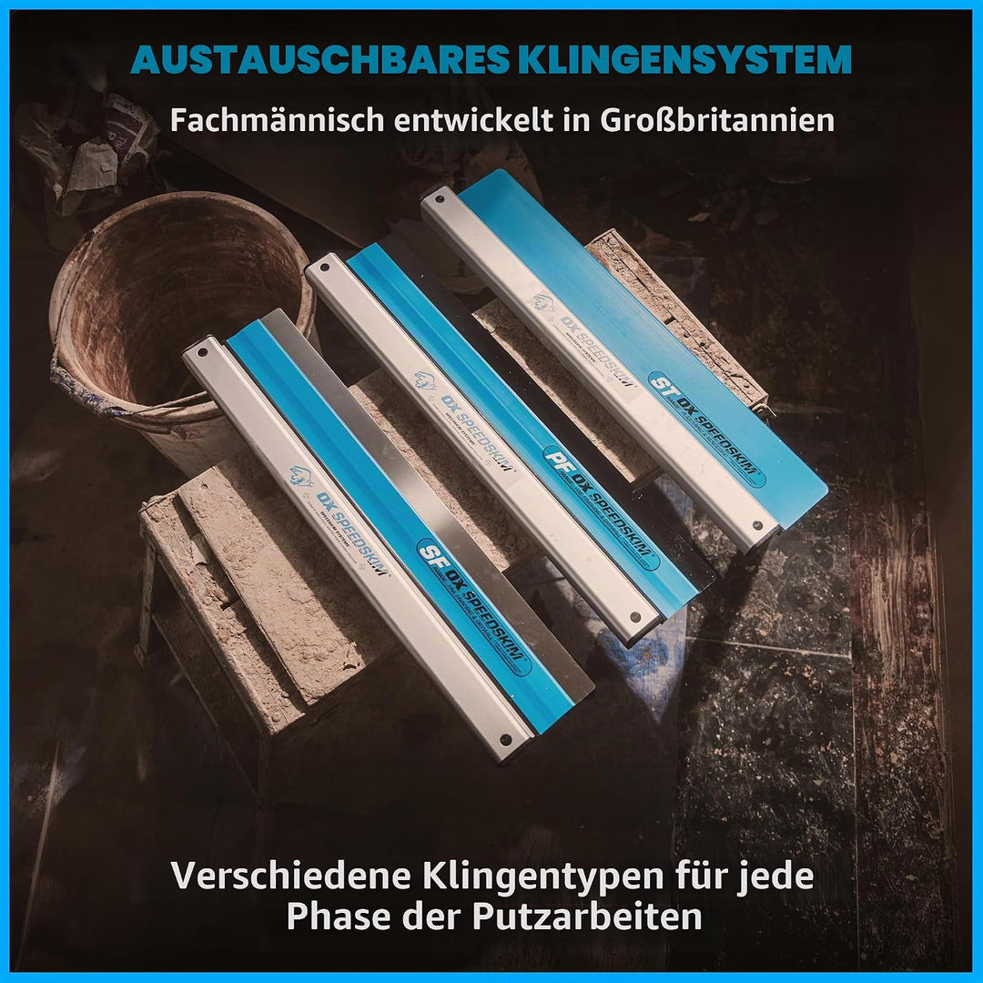 OX Speedskim Stainless Flex Finishing Rule - SF 600mm, 600mm