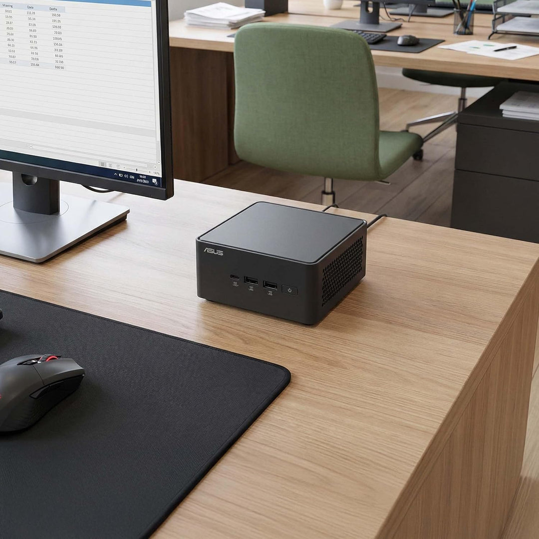 ASUS Mini PC | NUC 15 Pro | Schwarz | Core 5 210H | RAM: 128GB | SSD: 4TB | Windows 11 Pro | Office