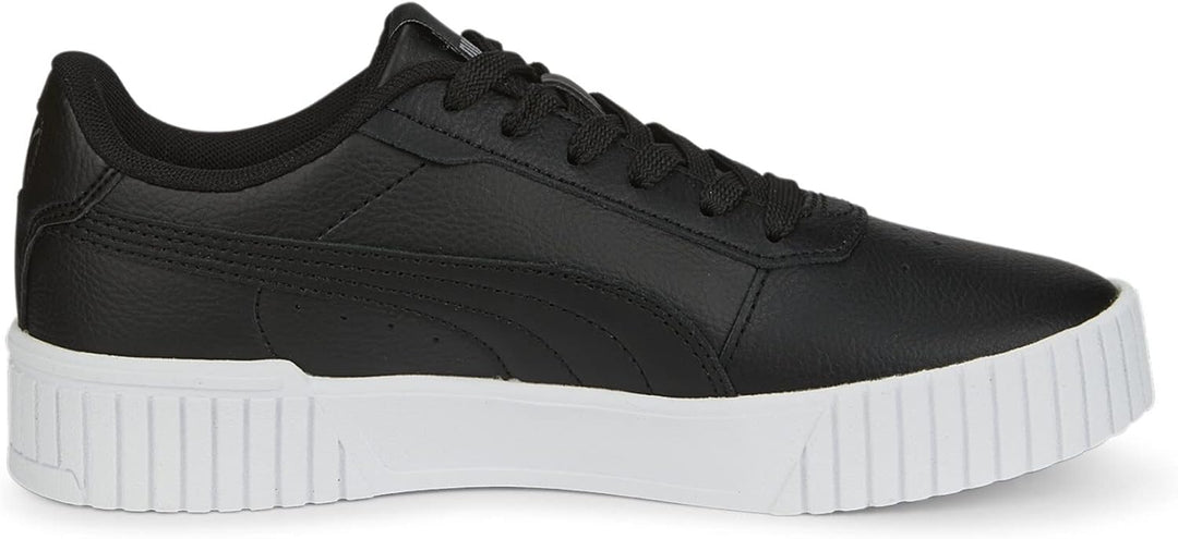 PUMA Mädchen Carina 2.0 Jr Sneaker 35.5 EU Puma Black Puma Black Puma Silver, 35.5 EU Puma Black Pum