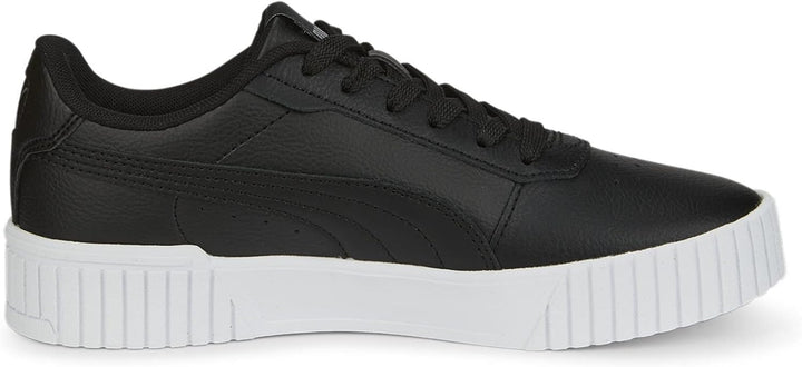 PUMA Mädchen Carina 2.0 Jr Sneaker 35.5 EU Puma Black Puma Black Puma Silver, 35.5 EU Puma Black Pum
