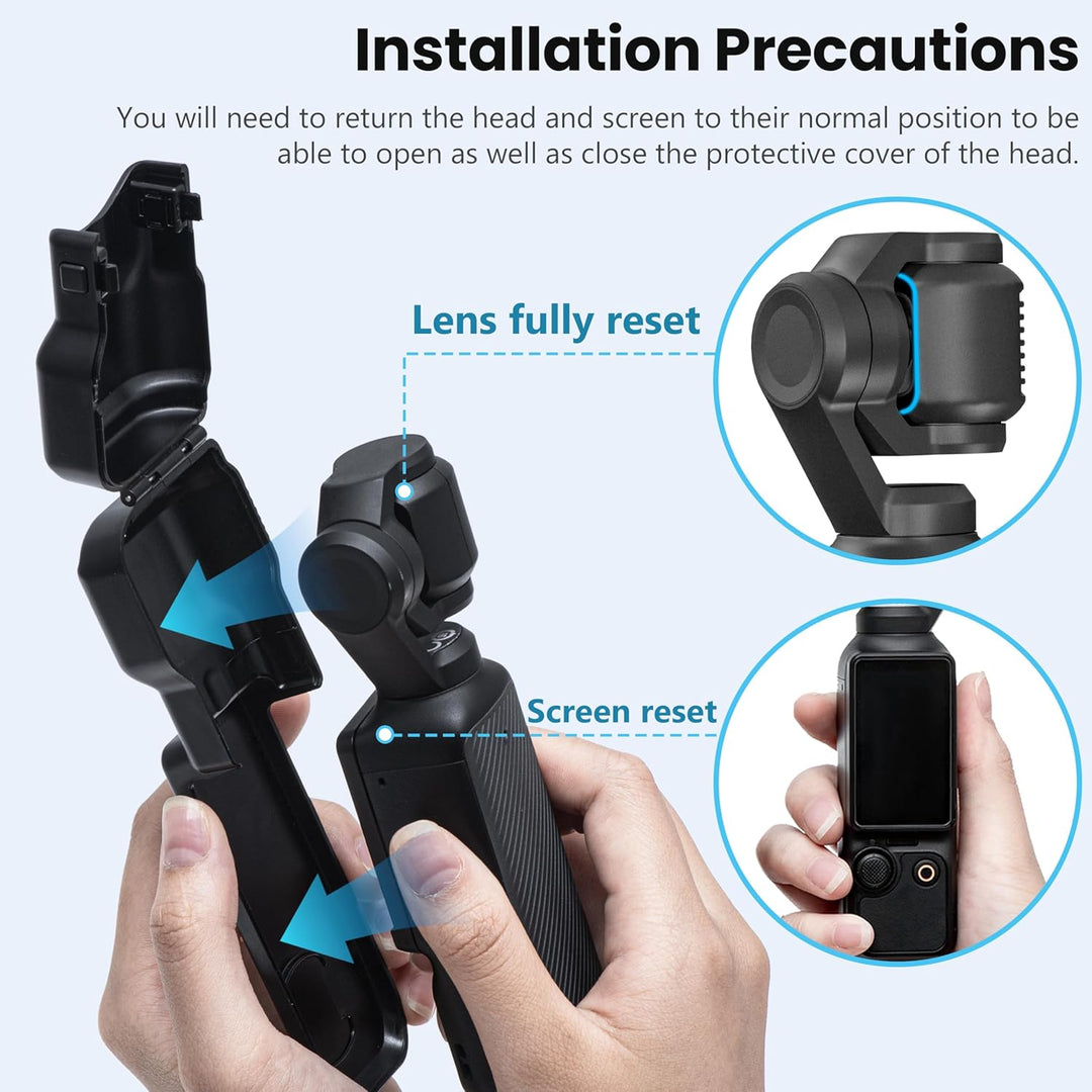 STARTRC Pocket 3 Gimbal Schutzhülle für DJI Osmo Pocket 3 Creator Combo, Anti-Fall Storage Handheld