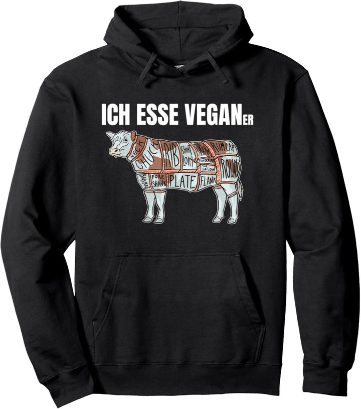 Ich Esse Veganer - Fleisch Grillen Fleischesser Spruch Pullover Hoodie