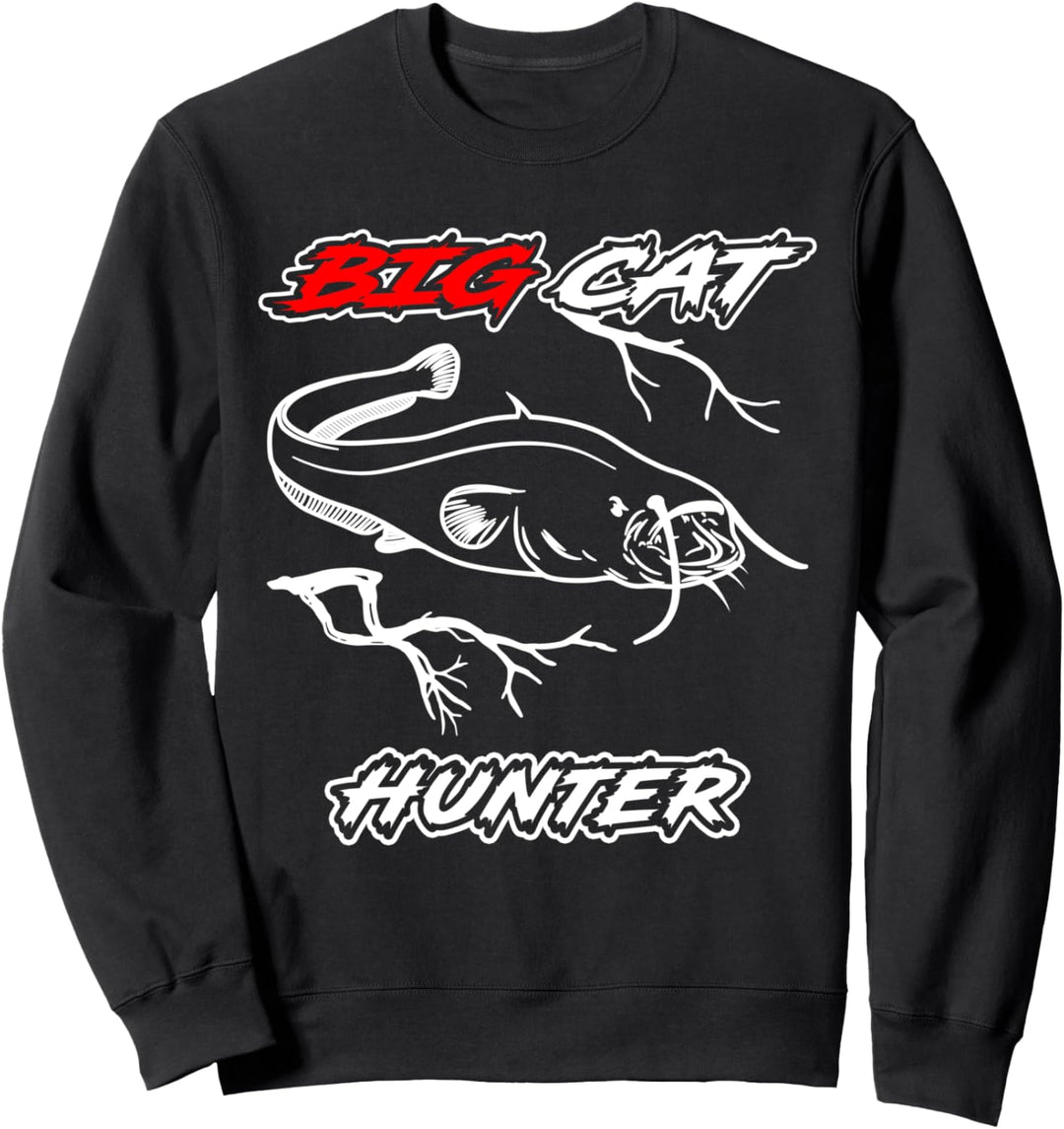 Wels Angeln Waller Silure Fischen Big Cat Hunter New Men Sweatshirt