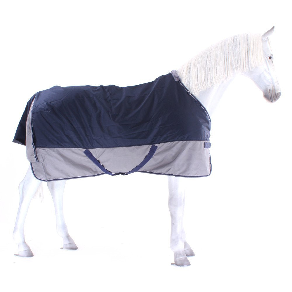 Equi-Theme/Equit'M Tyrex 600 D Pferdedecke 6 ft/9-Inch/206 cm marineblau/grau, 6 ft/9-Inch/206 cm ma